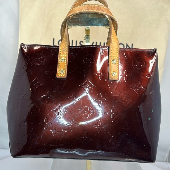 Louis Vuitton Vernis amarant hand bag - Picture 1 of 13